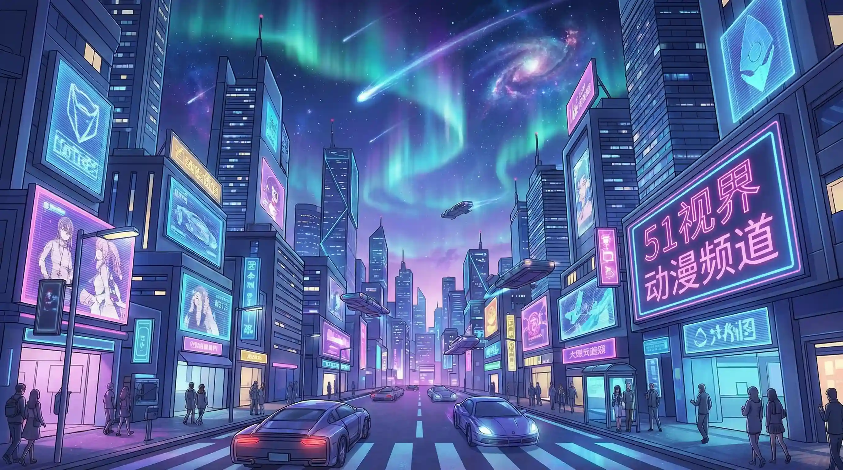 日式动漫风格城市夜景 - 51网_全网热搜_官方入口_51网官网入口 动漫推荐
